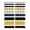 Yellow, variant on Sage Green Black Stripe Kitchen Curtains Short 45 Inch Length, Modern Abstract Coarse Striped Grommet Top Bedroom Living Room Curtains, Light Filtering Cafe Curtain Drapes 2 Panels Set 84''x45''