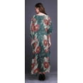 thumbnail image 4 of Bimba Floral Ladies Kaftan Holiday Loungewear Maxi Dress Beach Coverup-4X-5X, 4 of 5
