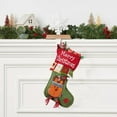 thumbnail image 6 of Kbndieu Christmas Stockings, Classic Knitted Christmas Stockings Santa, Snowman, Reindeer Xmas Character for Mantels, Fireplace, Christmas Tree Decorations, Christmas Gifts, 6 of 6