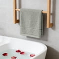 thumbnail image 5 of Kyusrd Hand Towels for Bathroom,Cotton Soft Absorbent Decorative Hand Towel for Face Spa Bath Gym Kitchen,Green,33x73cm, 5 of 6