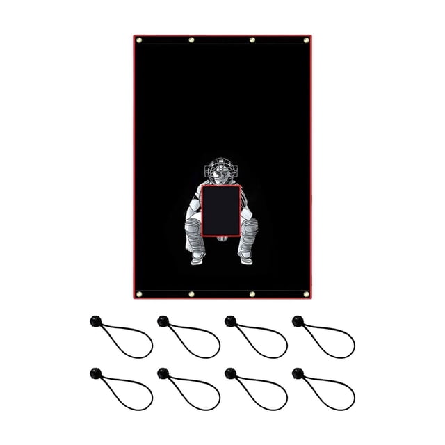 koolsoo Batting Cage Backstop Baseball Backstop Padding Batting Cage Catcher for 183cmx122cm