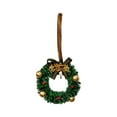 thumbnail image 3 of Yhmxh Mini Christmas Wreath, 3.14" Dollhouse Hanging Miniature Xmas Wreaths with Berry Bell Merry Christmas Ornaments for Dollhouse Christmas Tree Decoration, Doll House Xmas Wreath for Door Windows, 3 of 7