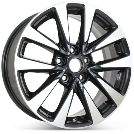 New 17" x 7.5" Alloy Replacement Wheel for Nissan Altima 2016-2018 Machined W/ Charcoal Rim 62719