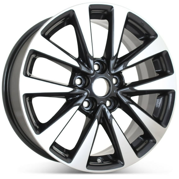 New 17" x 7.5" Alloy Replacement Wheel for Nissan Altima 2016-2018 Machined W/ Charcoal Rim 62719