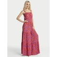 thumbnail image 4 of Jessica Simpson Women's Delene Smocked Wide Leg Jumpsuit, 30.5" Inseam, Sizes XS-XL, 4 of 5