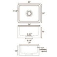 thumbnail image 2 of Barclay FSGSB4014-GPBL Granite Single Bowl Farmer Sink with Chiseled Front, 2 of 2