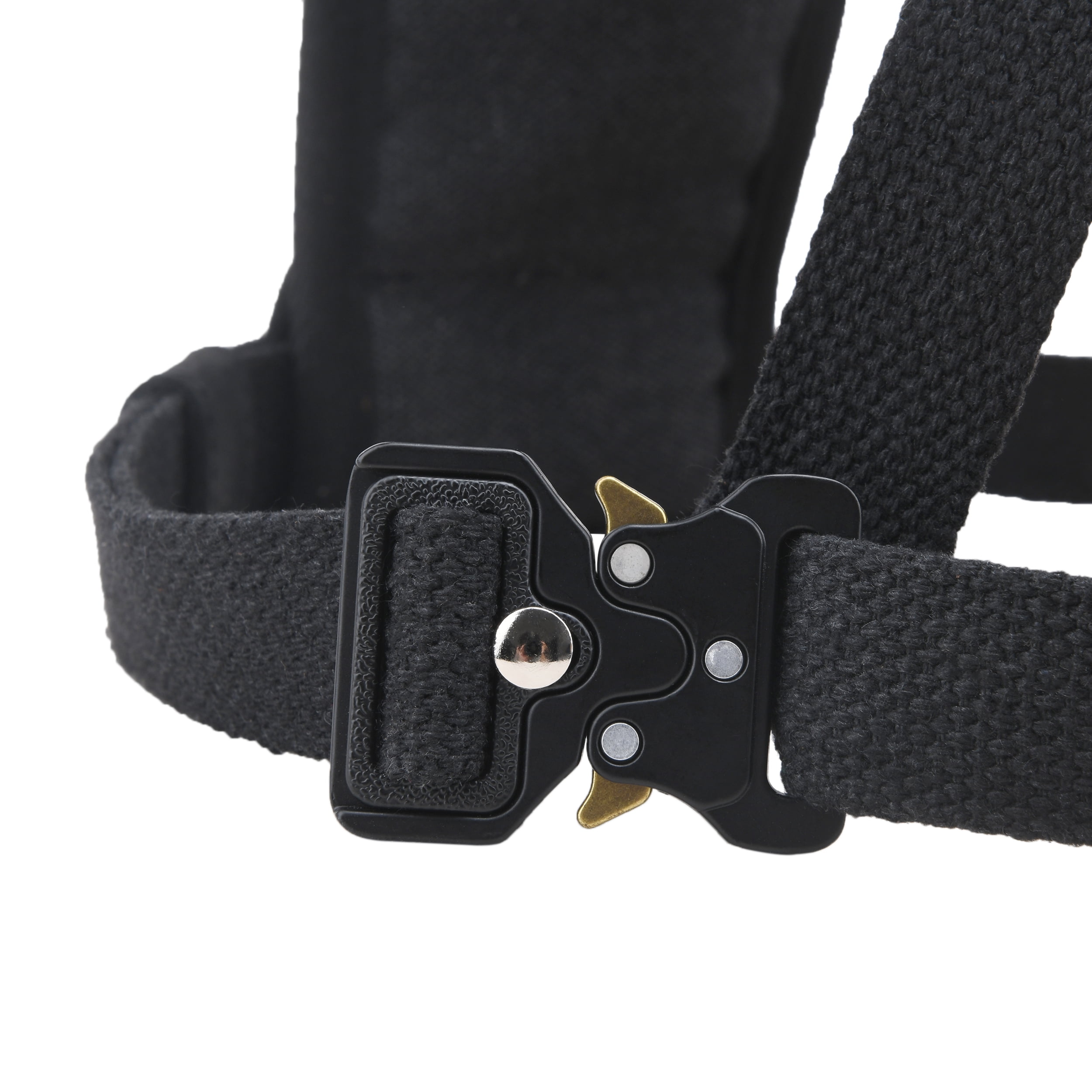 Black Canvas Shooting Left Shoulder Recoil Pad , Shoulder Shield Protection for Left Chest