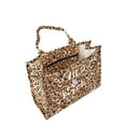 thumbnail image 3 of Time and Tru Women's Elevated Canvas Tote Bag Leopard Wild & Free, 3 of 4