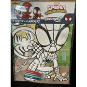 Spidey & His Amazing Friends Coloring Poster W/4 Markers