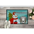 thumbnail image 2 of Carolines Treasures BB1849MAT Snowman With Saluki Indoor & Outdoor Mat- 18 x 27 in., 2 of 2