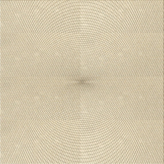 Ahgly Company Machine Washable Indoor Square Transitional Wheat Beige Area Rugs, 4' Square