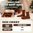 thumbnail image 5 of UNEEI Fuzzy Socks for Women, Cozy Fluffy Winter Warm Slipper Socks , 6 Pair Colorful Fluffy Socks for Home Sleeping, 5 of 8