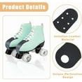 thumbnail image 4 of Leather Toe-Guards for Roller Skate Flat Toe Cap Guard Protectors in Front of Roller Skate PU Leather Cover Black, 4 of 9