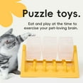 thumbnail image 5 of Pet Slow Feeder Dog Puzzle Feeder Treat Dispensing Toy for Dogs cats Training Interactive Rotating  Food Toys Fun Pet Supplies (Yellow), 5 of 7