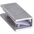 thumbnail image 4 of Paquete de 2 abrazaderas para puerta de ducha de vidrio, abrazaderas de acero inoxidable con bisagra fija para montaje en pared de 8 a 12 mm, 4 of 5