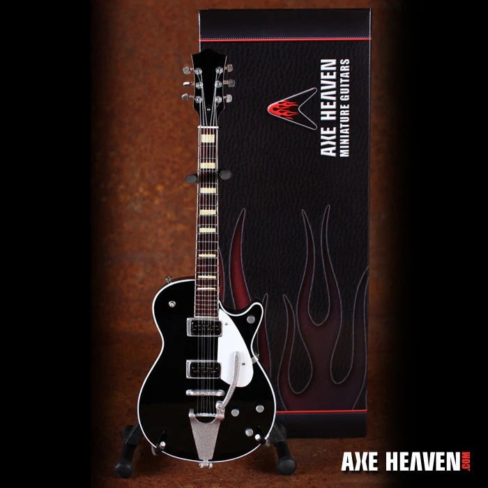 George Harrison Gretsch Black Duo Jet Signiture 10 Inch Miniature Electric Guitar