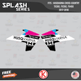 thumbnail image 2 of Kalair GFX Graphics Kit for Husqvarna TX300, FX350, and FX450 (2017-2018) Splash Series, 2 of 5