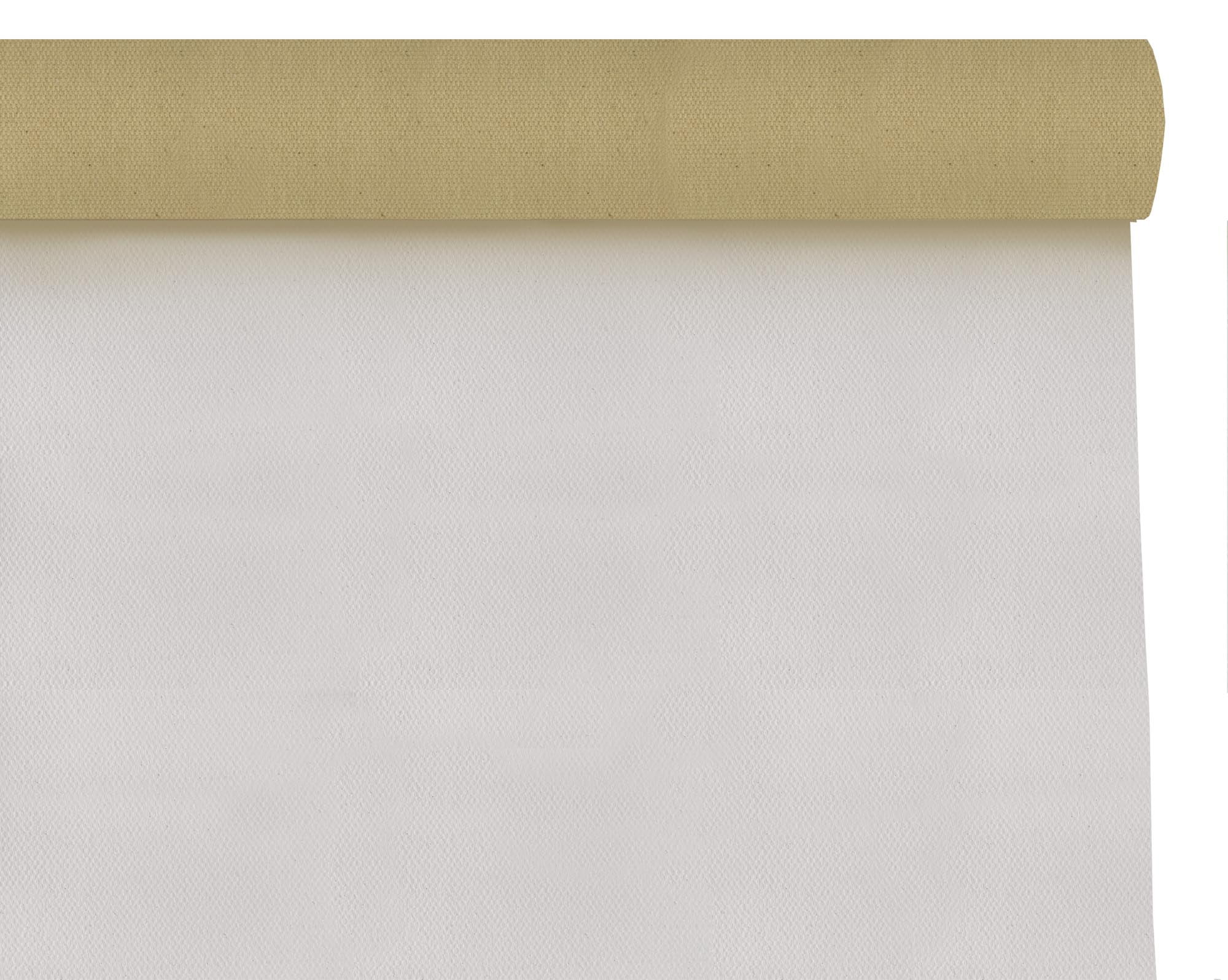 Creative Mark Spectrum Universal Unstretched Cotton Canvas Roll - 72" x 6 Yards 15 oz  (17.4 oz Primed) Double Primed, Rich White Acid-Free Acrylic Priming, Canvas Rolls for Painting