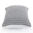 thumbnail image 4 of LR Home Insignia Cotton Pillow Set of 4 in Gray/Ivory, 18" x 18", 4 of 5