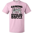 thumbnail image 3 of Inktastic Gaming Makes Me Happy T-Shirt, 3 of 5