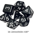 thumbnail image 4 of DND-Dice Set Sharp-Edge Galaxy-Dice Acrylic Polyhedral Dice For Dungeons-and Dragon-D20 Tabletop Roleplaying Party-Games Polyhedral Dice Bulk Polyhedral Dice Set Polyhedral Dice Molds For Resin, 4 of 8