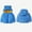 34Blue, variant on Hicidod Baby Boys Girls Winter Coats Cute Bear Hooded Lightweight Puffer Padded Jacket Warm Windproof Outwear Snowsuits