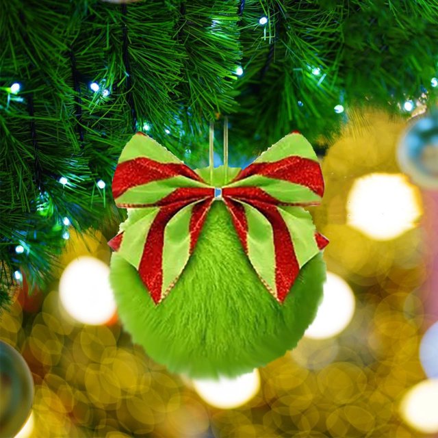 Artesanía Paisajística Adornos navideños colgantes de bolas verdes, 12 unidades, para decoración navideña y accesorios para fiestas Rkxzt