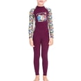 thumbnail image 1 of Multicolor de trajes de buceo traje de buceo manga larga y pantalones mono de traje de baño para snorkeling surf aplicable a todas las temporadas PURPLE L sidaley OD003660-08, 1 of 7