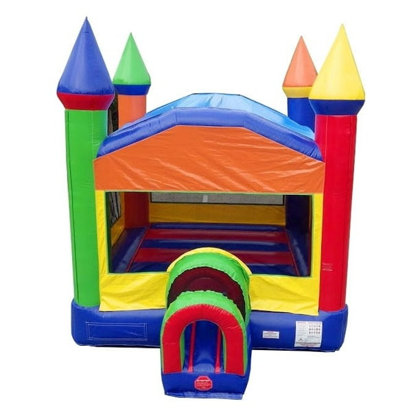 Pogo Commercial Inflatable Bounce House Rainbow Kids Bouncy Castle Walmart Com Walmart Com