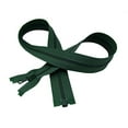 thumbnail image 5 of 16" Vislon Zipper ~ YKK #5 Molded Plastic ~ Separating - 890 Dark Green Hemlock (1 Zippers/Pack), 5 of 5