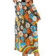 thumbnail image 4 of HELLHERO Colorful Bikini Coverups Breathable Polyester Casual Bathing Suit Cover Up, 4 of 6