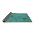 thumbnail image 2 of Ahgly Company Indoor Rectangle Oriental Turquoise Blue Industrial Area Rugs, 6' x 9', 2 of 4