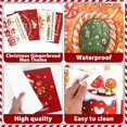 thumbnail image 3 of Educational Preschool Placemats Set of 6 Boho Plastic Table Mats Toddler Children Montessori Place Mats for Kids Washable Vinyl Holiday Table Decoration for Indoor Outdoor Party Kitchen Dining Table, 3 of 10