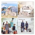 thumbnail image 4 of 8 Pcs Organisateur de Voyage Sacs de Rangement Vêtements Chaussures Pochette Bien Rangée Imperméable Portable Valise Étui de Rangement, 4 of 5