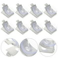 thumbnail image 6 of DINHEAROM 20Pcs Silver Aluminum Glass Shelf Bracket Pegs For Stable Support In, 6 of 8