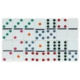 thumbnail image 5 of WE Games Double Nine Dominoes for Families, Game Night, Black and Red Vinyl Case, 5 of 8