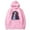 Pink, variant on Magdalena Bay Lightbeam Hoodie Merch Cosplay Men's and Women's Fashion Long Sleeve Hooded Sweatshirt