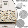 thumbnail image 5 of Yuyamidu Rooster Armless Futon Cover Waterproof Futon Covers Slipcover with Elastic Edge Soft Rv Jackknife Sofa Covers Decorative Furniture Protector for Living Room, 5 of 8