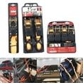 thumbnail image 2 of Ratchets Straps Cargo Ties Down With Strong Polyester Construction For Home Logistics Moving Securing Loads, 2 of 9