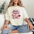 thumbnail image 2 of Shhh There's Wine In Here, Ivory Comfort Colors T-Shirt, Medium, 2 of 3