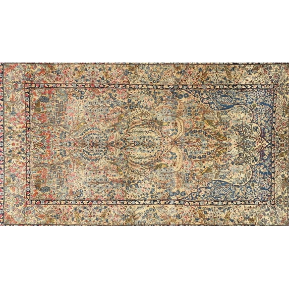 Ahgly Company Machine Washable Indoor Rectangle Traditional Sienna Brown Area Rugs, 4' x 6'