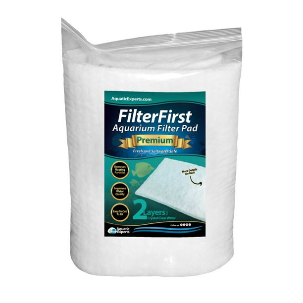 Aquatic Experts FilterFirst Aquarium Filter Pad, Premium True Dual