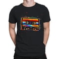 thumbnail image 2 of Retro Glitch Cassette Design Men's T-shirt, 2 of 3