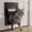 Black, variant on Cat Door for Interior and Exterior Door Plastic Cat Door for Inside Door with Magnetic Flap and Sliding Closing Panel, Small Pet Door for Cats up to 20lbs, Frame Size 13.2" x 9.1", Easy Installation