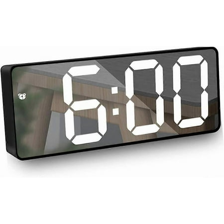 Office Buddy, Digital LED Alarm Clock with Snooze Button and Voice Control for Your Daily Routine