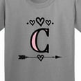 thumbnail image 4 of Inktastic Letter C Monogram Tribal Arrow Youth T-Shirt, 4 of 5