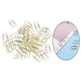 thumbnail image 4 of mmirethe 100x Paper Clips Cute Metal Paperclips Office for School Notebook Gold 20mm 1Set, 4 of 6