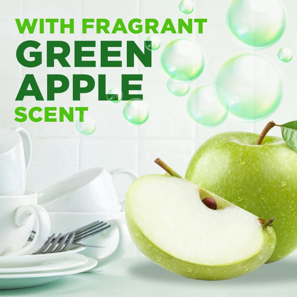 Kroger Ultra Concentrated Antibacterial Liquid Dish Soap Green Apple Scent 28 fl oz - 3 count
