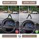 thumbnail image 4 of Car Seat Cushion Pad Comfort Seat Protector For Car Driver Seat Office Chair Home Use Memory Foam, 4 of 5