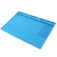 thumbnail image 4 of 2X S-140 Magnetic Insulation Silicone Soldering Mat Magnetic Repair Mat, Heat Resistant Work Mat 932°F, 4 of 8